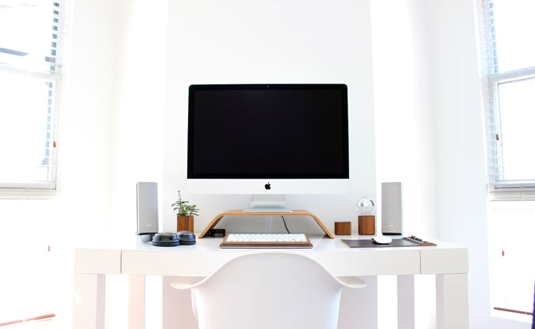 iMac on Top of Table
