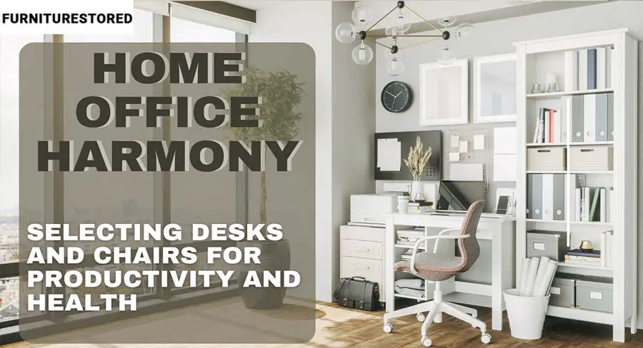 Home Office Harmony: Selecting Desks and Chairs for Productivity and Health
